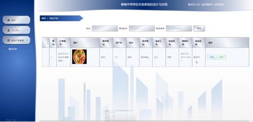 春曉中學(xué)師生外賣系統(tǒng)的設(shè)計與實(shí)現(xiàn)
